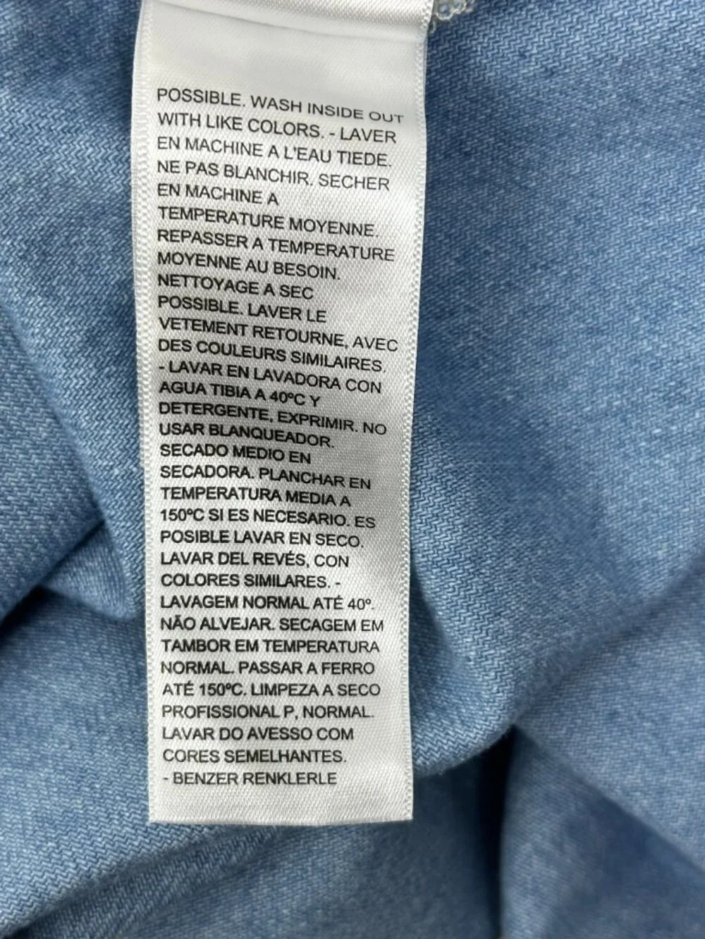 Levi's Donovan Western Shirt Patchwork Blanket - Picture 10 of 12